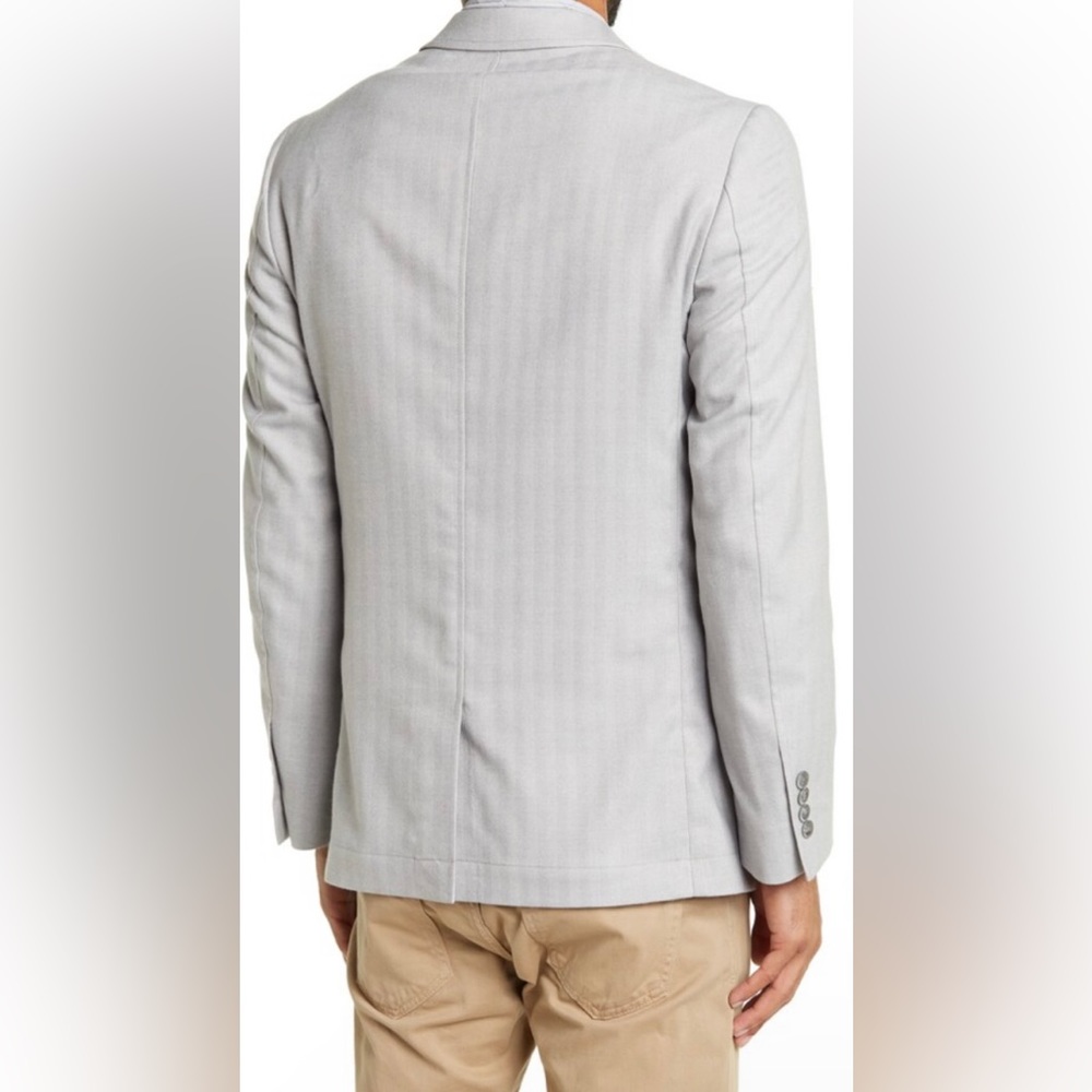 Ben Sherman Herringbone Two Button Notch Collar J… - image 2